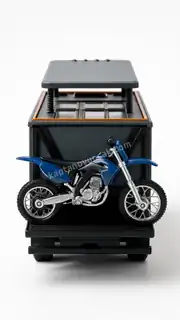 Çek Bırak Sesli Işıklı Metal Model Motorlu Karavan 3