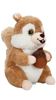 Meşe Palamudu Tutan Sincap Peluş 30 Cm 2