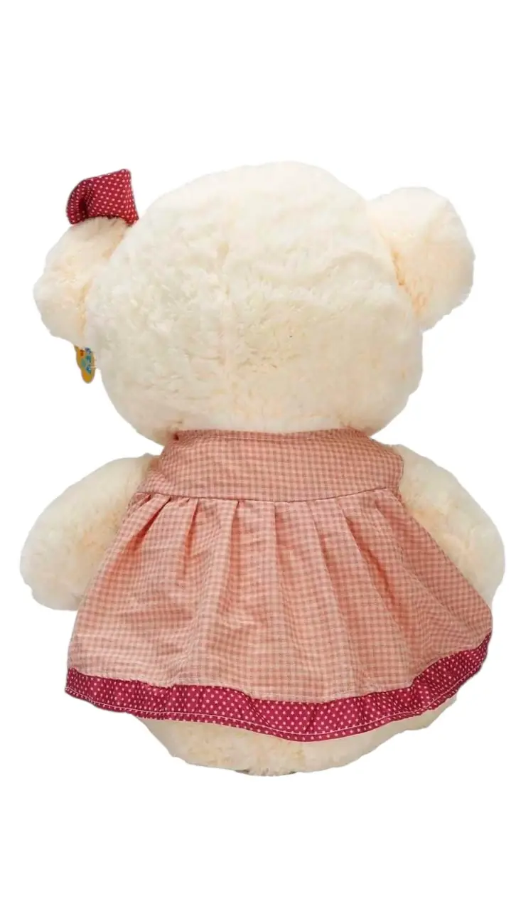Elbiseli Peluş Ayı 50 cm 4