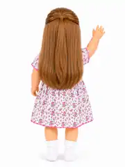 Uzun Saçlı Masal Anlatan Sesli Azra Et Bebek 60 Cm 7