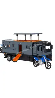 Çek Bırak Sesli Işıklı Metal Model Motorlu Karavan 1