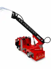Kapıları Açılıp Kapanabilen Sesli Işıklı Su Fırlatan Metal İtfaiye Aracı 7