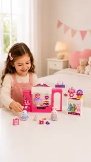 Bay Dreamy Mini Tavşan Ailesi Moda Dükkanı Oyun Seti 1
