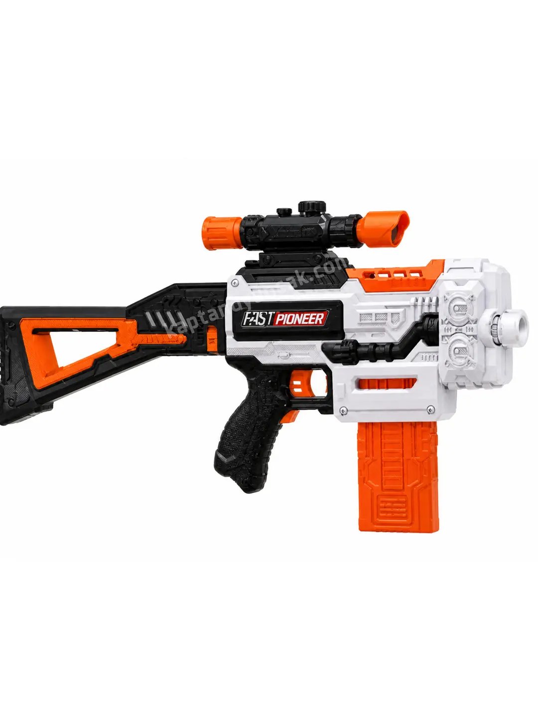 Fast Pioneer 48 Mermili Dart Atan Sniper Dürbünlü Pilli Nerf Tabanca 5
