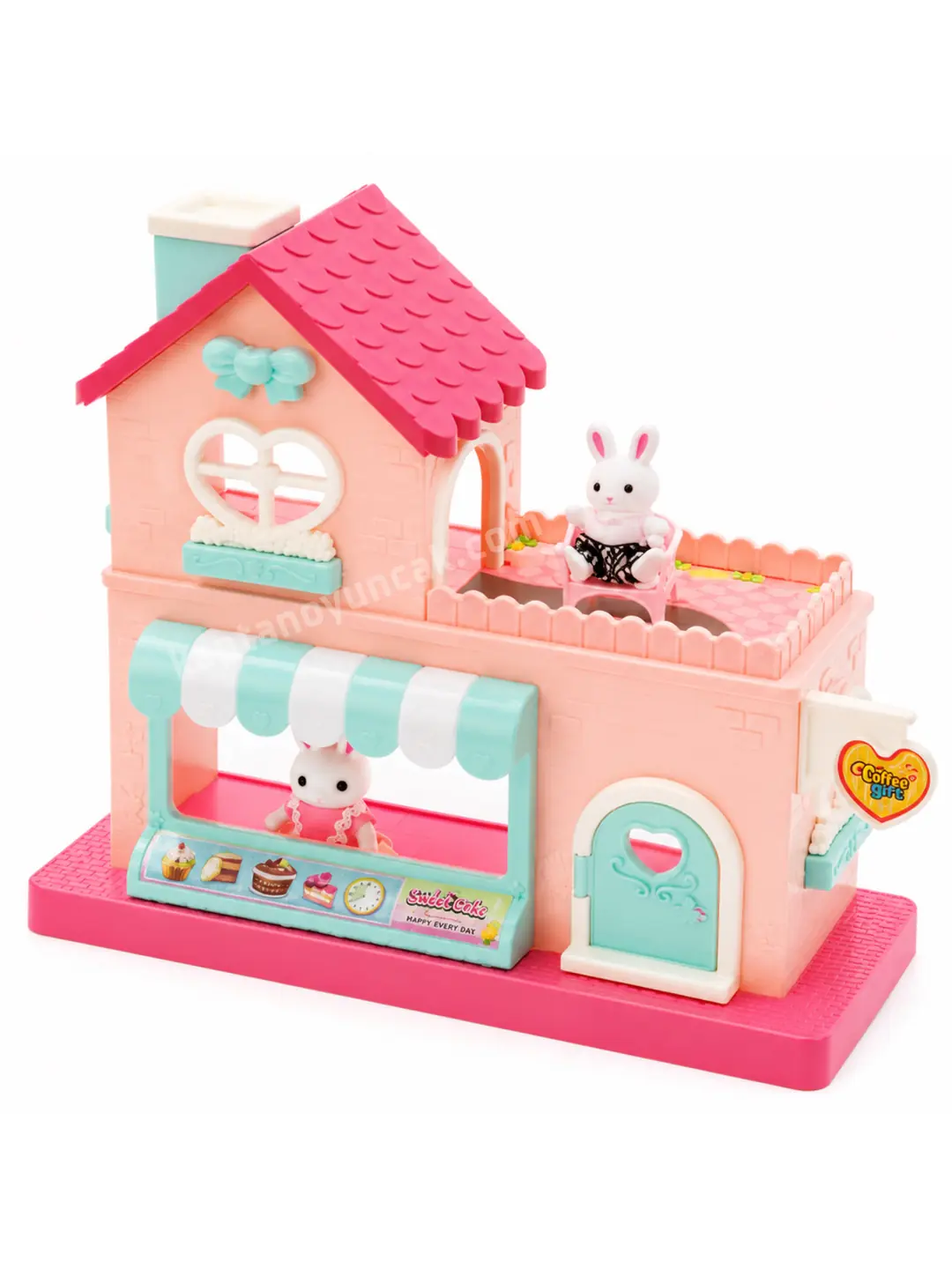 Bay Dreamy Mi̇ni̇ Tavşan Ailesi Büyük Tatlı Dükkanı Seti