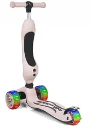 Smart Tekerlekleri Led Işıklı Oturaklı Scooter 7