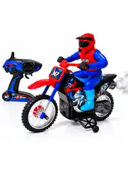 Uzaktan Kumandalı Şarjlı Duman Atabilen 20 KM Hız Yapabilen Rc Cross Motosiklet 2