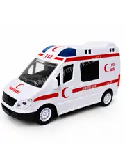 Uzaktan Kumandalı Işıklı Ambulans Ekip Araba 2