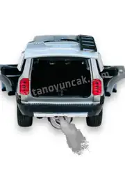 Çek Bırak Sesli ve Işıklı Duman Çıkartan Metal Jeep 5