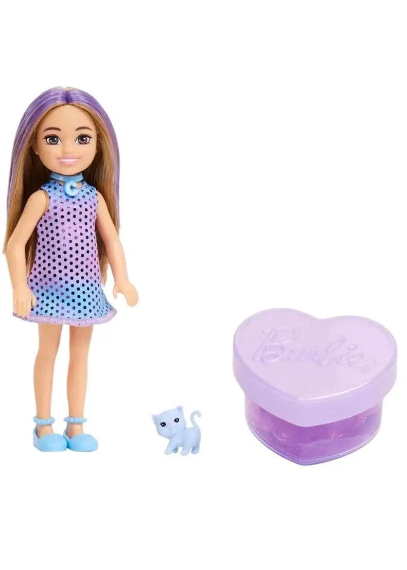 Barbie Chelsea Parti Bebeği Sürpriz Paket JFY04 4