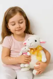 Yavrulu Türkçe Masal Anlatan Peluş Kuzu 2
