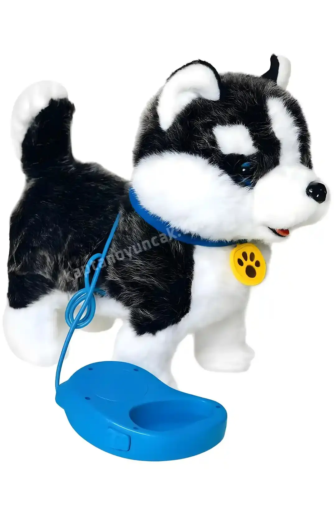 Tasmalı Dil Çıkartan Şarjlı Sesli Hareketli Sevimli Köpek Büyük Boy 3