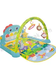 Babycim Eğitici Piyanolu Dinazor Oyun Halısı 7