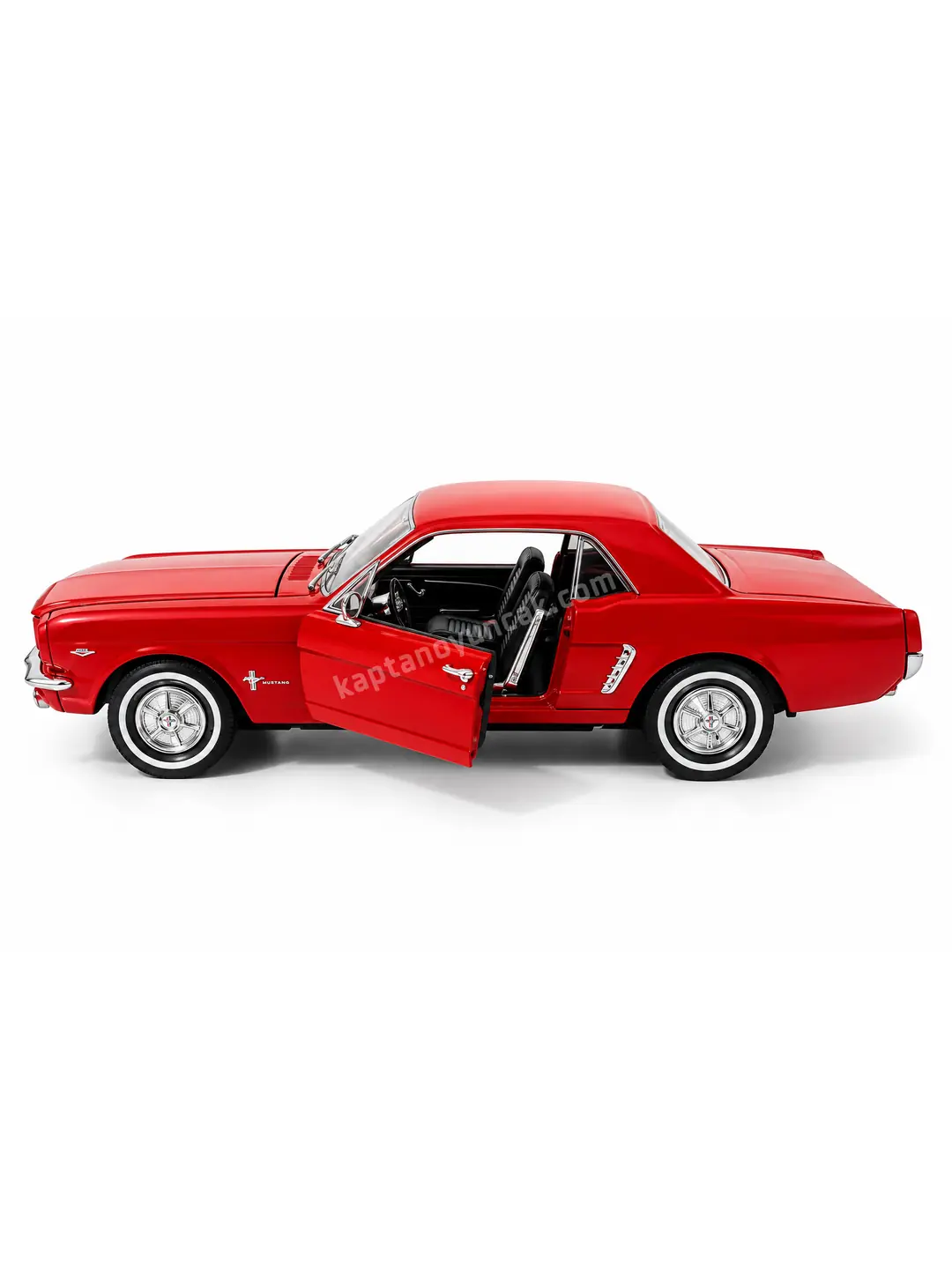 Kapıları Açılıp Kapanabilen Çek Bırak Metal Ford Mustang Coup 1964 1:24 4