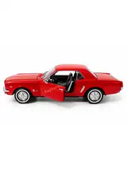 Kapıları Açılıp Kapanabilen Çek Bırak Metal Ford Mustang Coup 1964 1:24 4