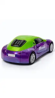 Sürtmeli Sesli Işıklı Bugatti Araba 3