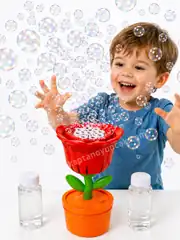 Tam Otomatik Lale Figürlü Köpük Balon Makinası 2