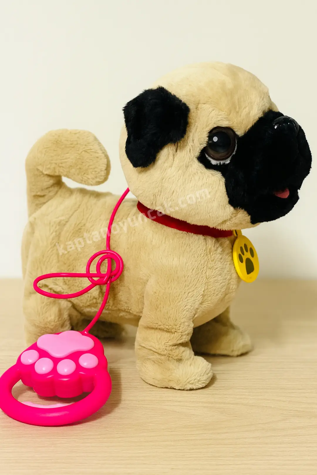 Tasmalı Dil Çıkartan Şarjlı Sesli Hareketli Sevimli Köpek Büyük Boy 4