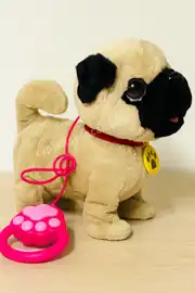Tasmalı Dil Çıkartan Şarjlı Sesli Hareketli Sevimli Köpek Büyük Boy 4