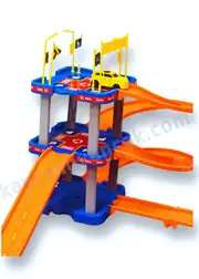 Erdem 3 Katlı Garaj Otopark Seti Oyuncak 4