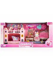 Bay Dreamy Mini Tavşan Ailesi Eğlenceli Ranza Seti 6