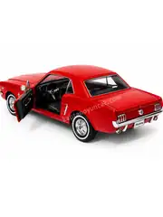 Kapıları Açılıp Kapanabilen Çek Bırak Metal Ford Mustang Coup 1964 1:24 6