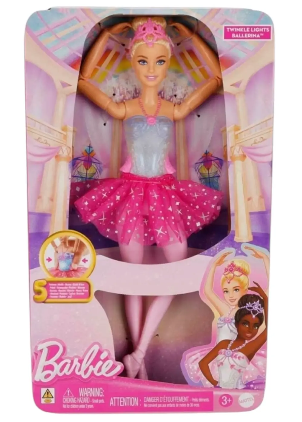 Barbie Dreamtopia Işıltılı Balerin Bebek HLC25 8