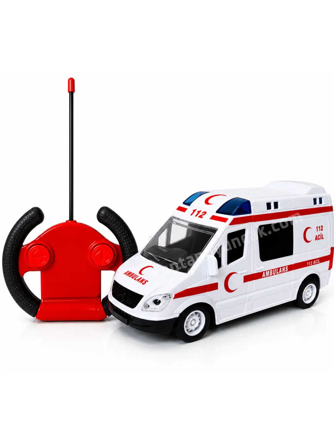 Uzaktan Kumandalı Işıklı Ambulans Ekip Araba