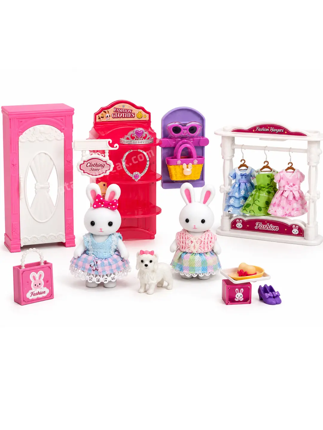 Bay Dreamy Mini Tavşan Ailesi Moda Dükkanı Oyun Seti 3