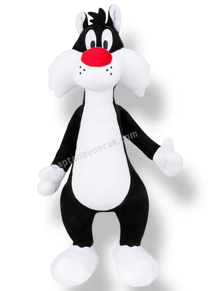 Lisanslı Peluş Sylvester Kedi 40 Cm 4