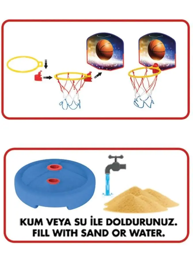 Dede Ayaklı Basketbol Oyun Seti 3