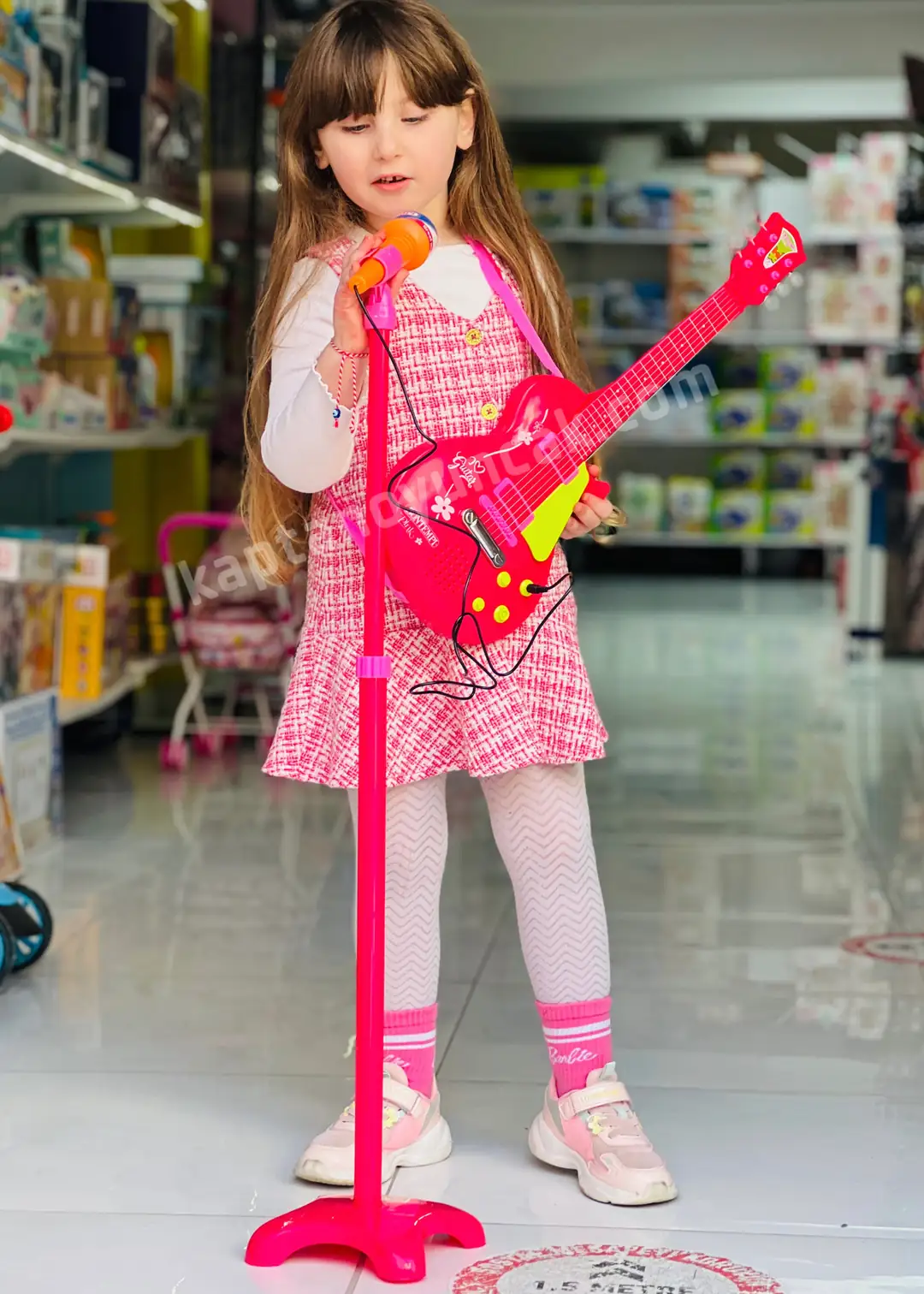 Elektronik Gitar Ayaklı Mikrofon Müzik Seti 2