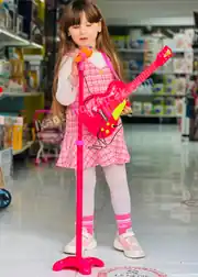 Elektronik Gitar Ayaklı Mikrofon Müzik Seti 2