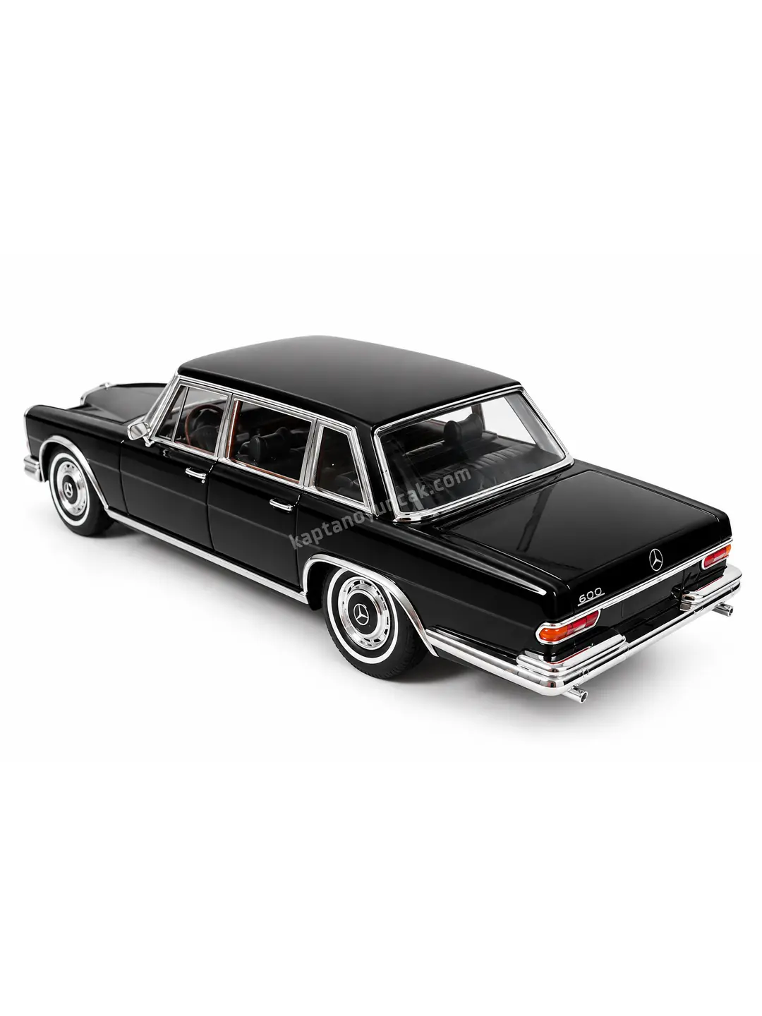 Kapıları Açılıp Kapanabilen Çek Bırak Metal Mercedes Benz 600 1963 1:24 5