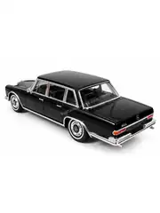 Kapıları Açılıp Kapanabilen Çek Bırak Metal Mercedes Benz 600 1963 1:24 5