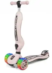 Smart Tekerlekleri Led Işıklı Oturaklı Scooter 4
