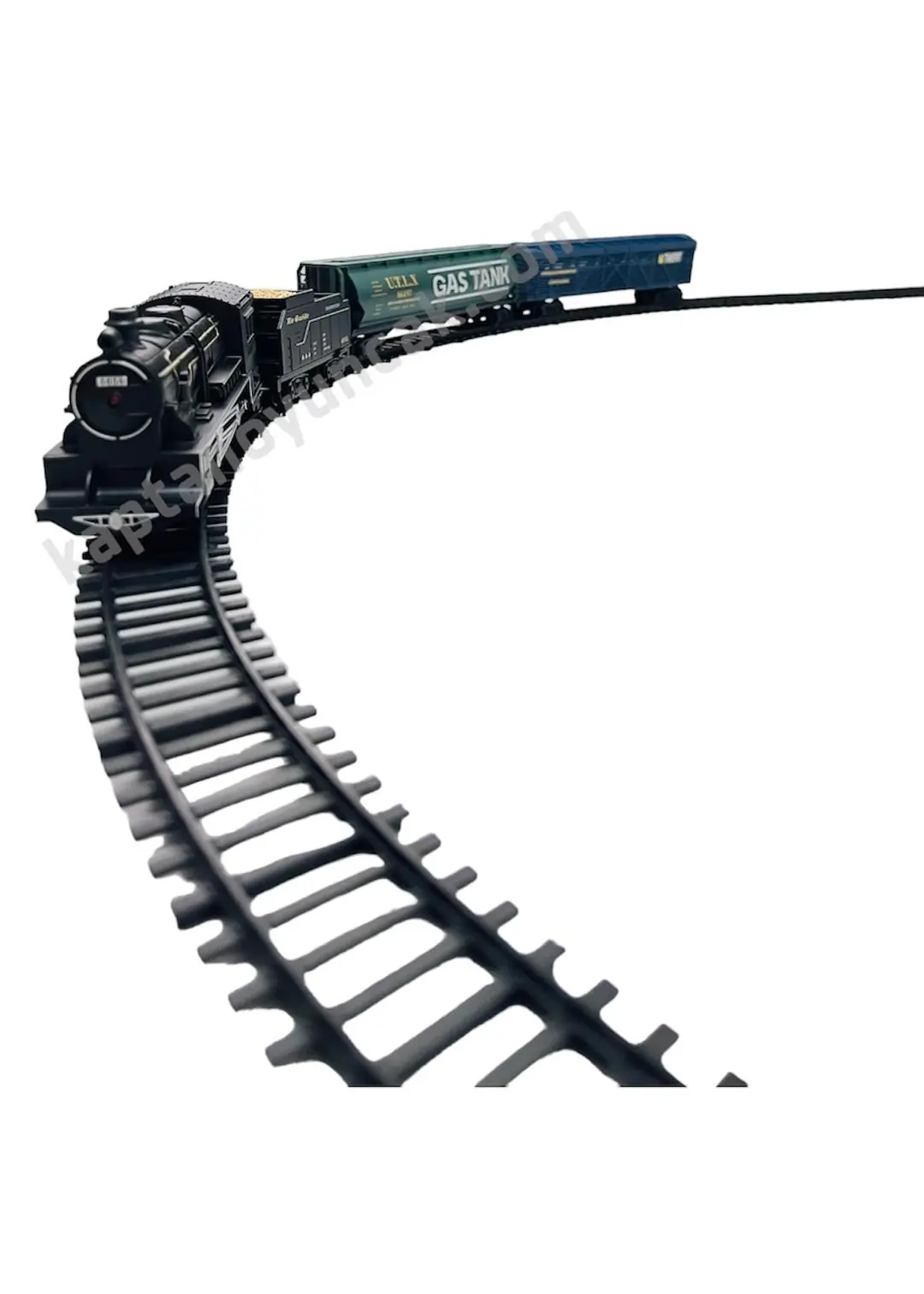 Vardem Sesli Işıklı Kara Tren 18 Parça 7
