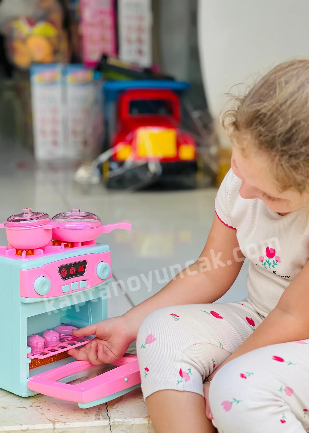 Pilli Ocaklı Fırın Büyük Boy Oyuncak Seti 2