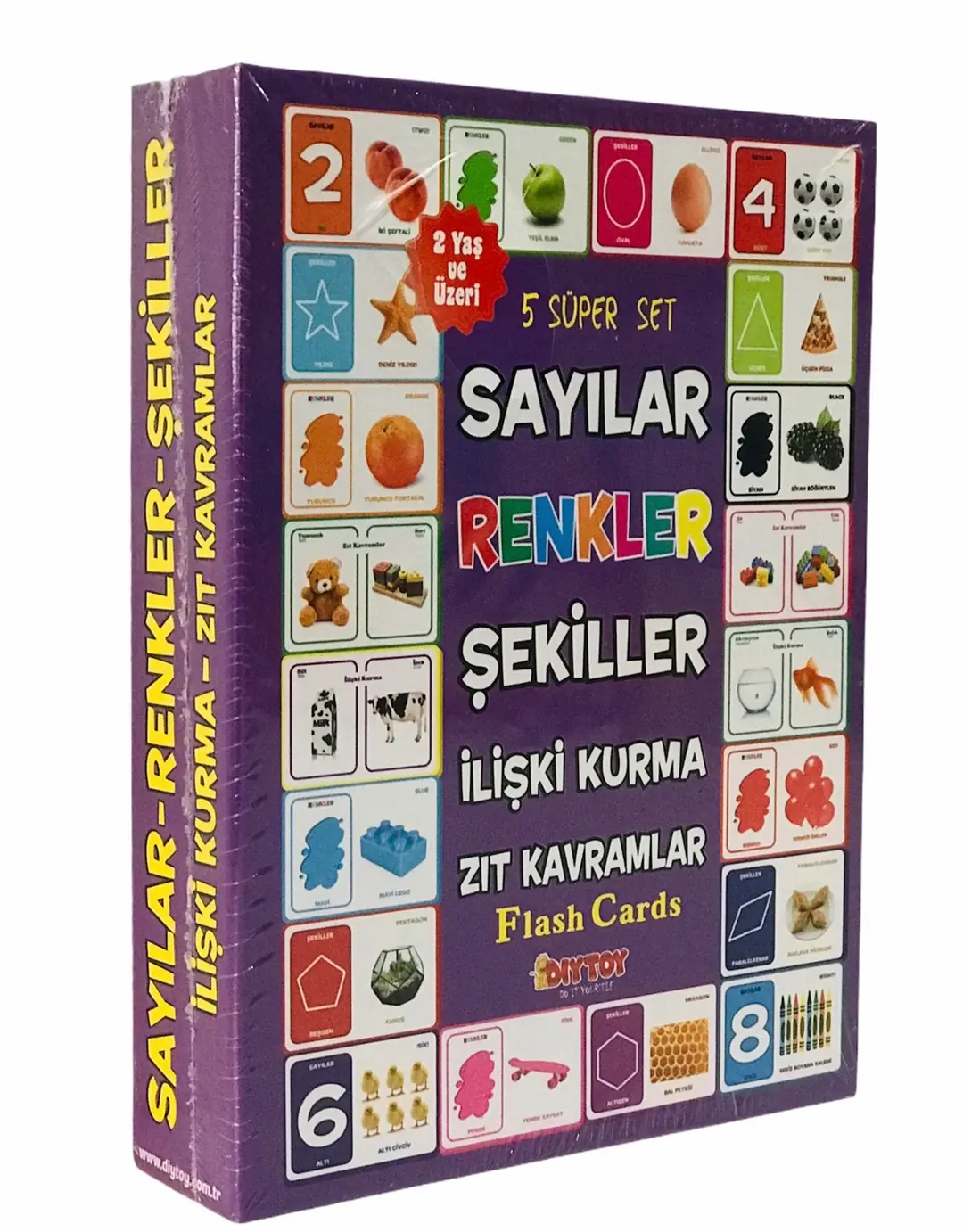 Sayılar Renkler Şekiller İlişki Kurma Zıt Kavramlar 5 li Süper Eğitici Oyuncak 3