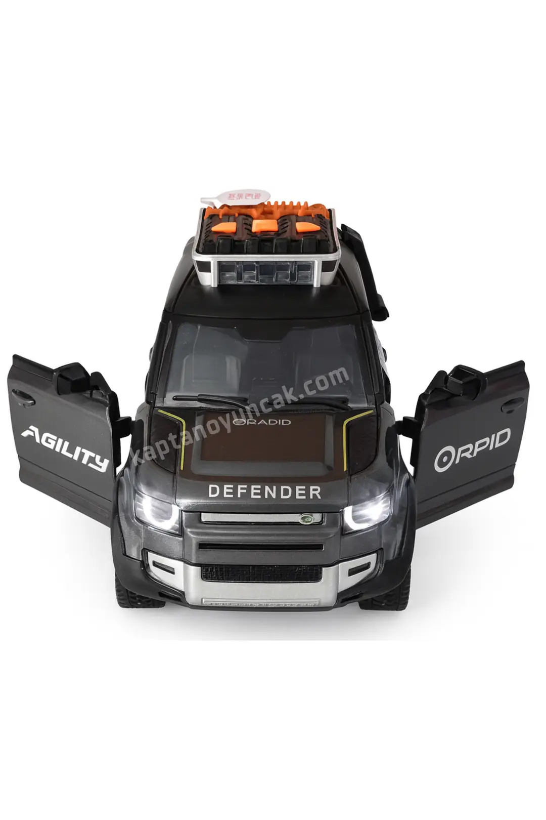 Sürtmeli Sesli Işıklı Polis Off Road Araba 3