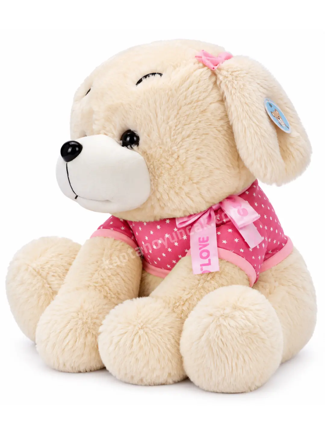 Oturan Peluş Köpek 55 cm 3
