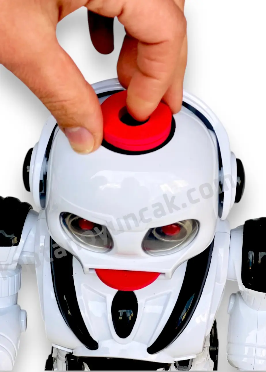 Sesli Işıklı Hareketli Disk Fırlatan Akıllı Robotum 3