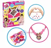 Barbie Takı Seti Renkli Boncuklar Kız Oyuncak Bileklik Kolye Yapma Set 2