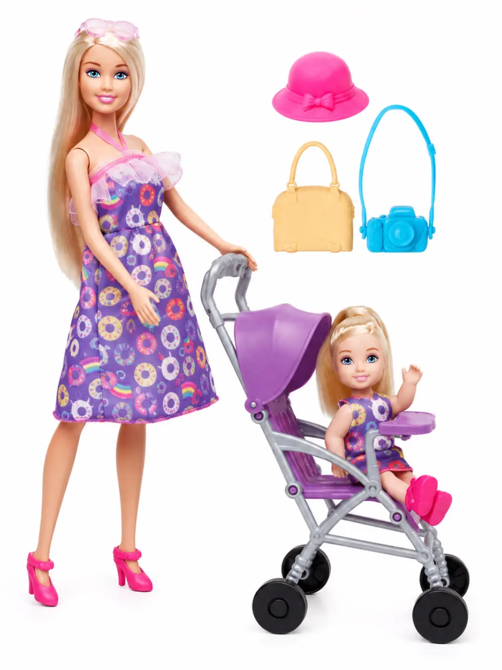 Alisha Anne Kız Aksesuarlı Arabalı Bebek