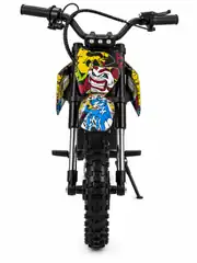 Cool Wheels 36V Elektrikli Çocuk Cross Motor 14 inç Teker Bluetooth LED Far 3 Kademe Hız Ayarlı 5
