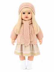 Triko Hırka Kıyafetli Masal Anlatan Sesli Azra Et Bebek 60 Cm 4