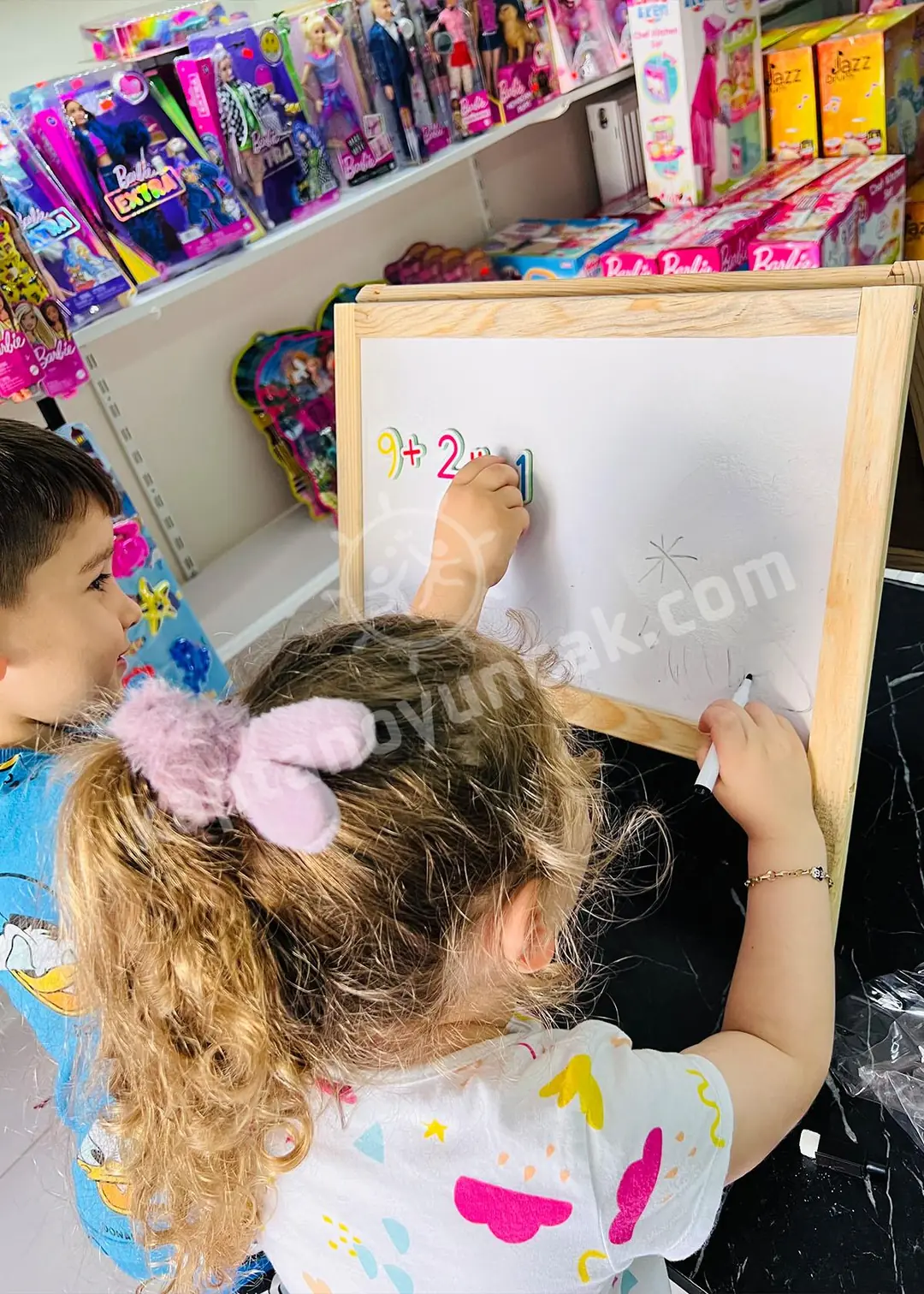 Manyetik Çift Taraflı Masaüstü Ahşap Yazı Tahtası 3