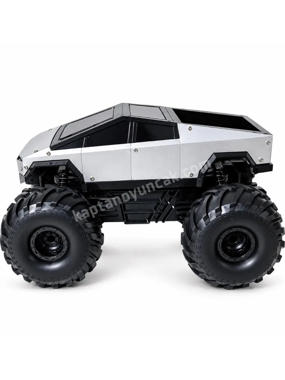 Uzaktan Kumandalı Şarjlı Suda ve Karada Gidebilen Tesla Cybertruck Off Road Araba 4