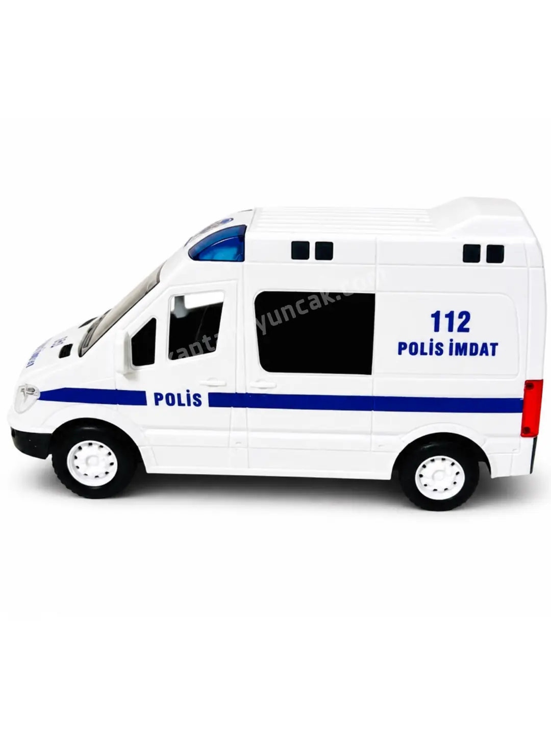 Sürtmeli Sesli ve Işıklı Polis Ekip Araba 4