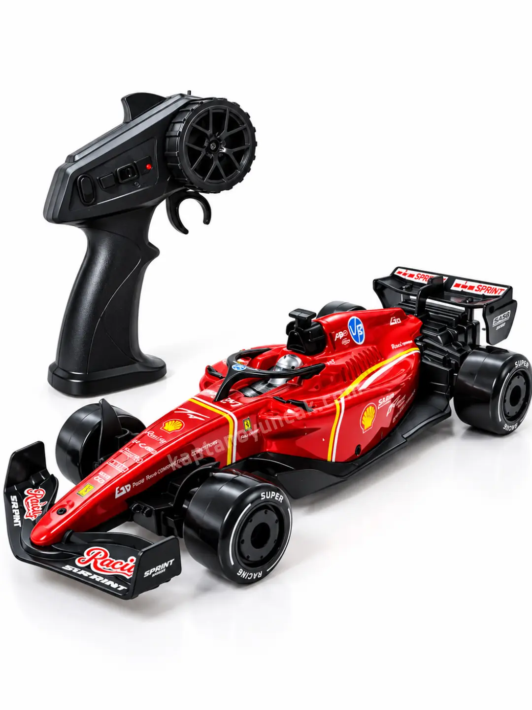 Uzaktan Kumandalı Led Işıklı 4x4 Drift Atabilen Şarjlı Formula 1 Araba 6